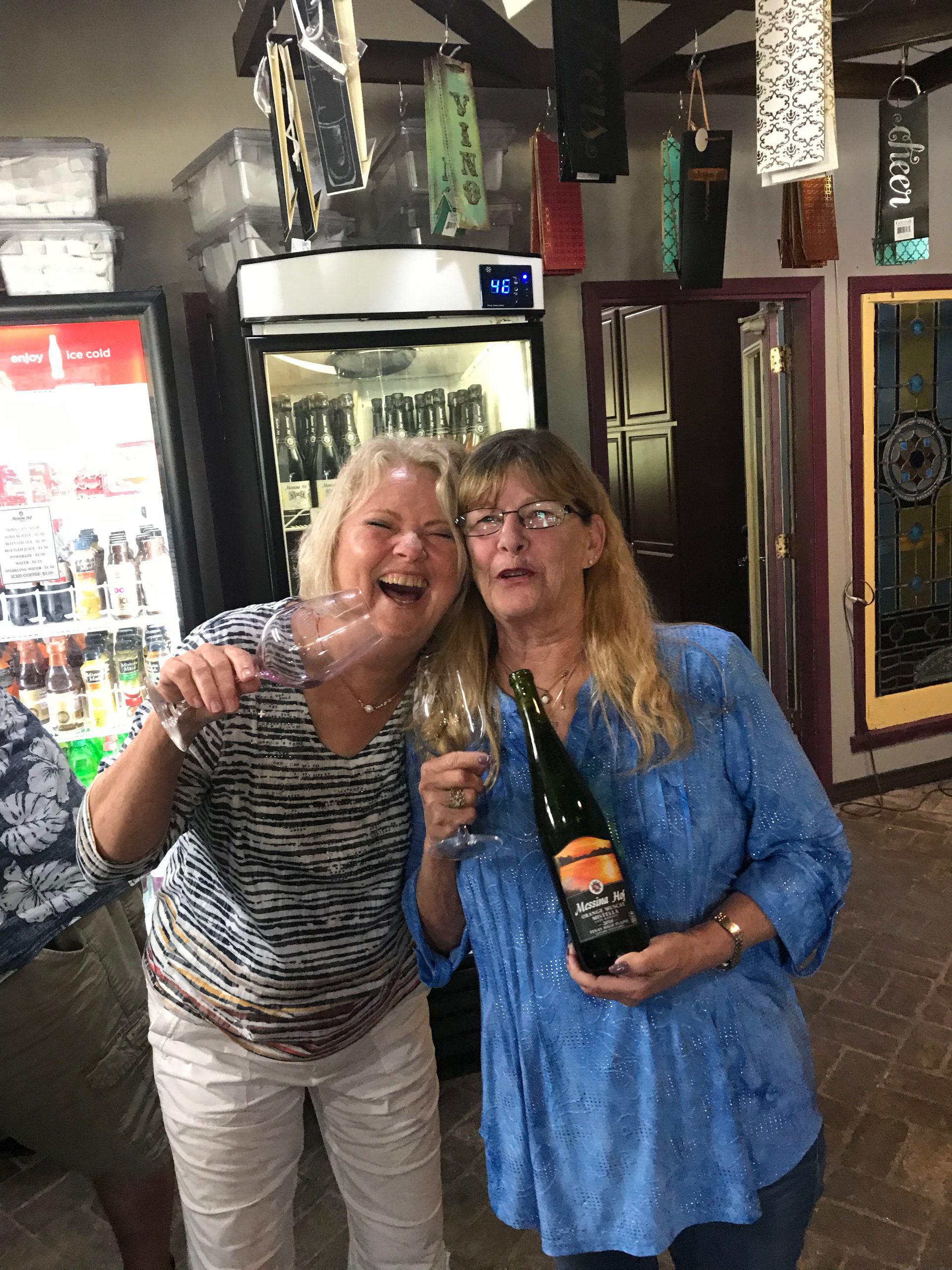 Rhonda and Lanore at Messina Hof and The Real Golden Girls is a lifestyle site for mature folks who like to have fun and save money while living their best life together